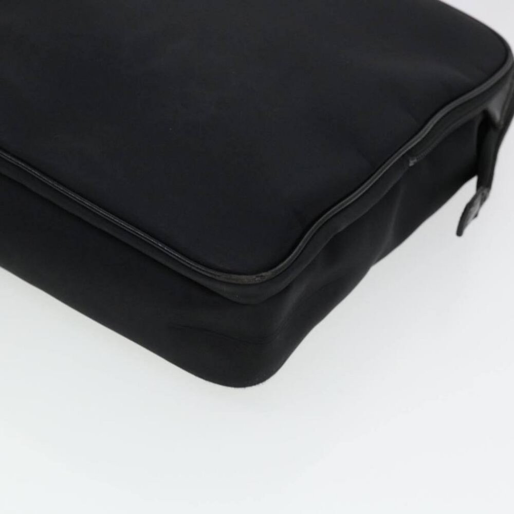BURBERRY Nova Check Black label Business Bag Nylon Black Blue - Picture 8 of 11